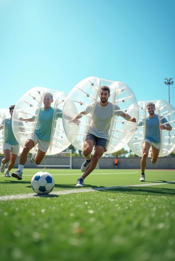 Activités Team-Building à Genève Bubble Football portrait