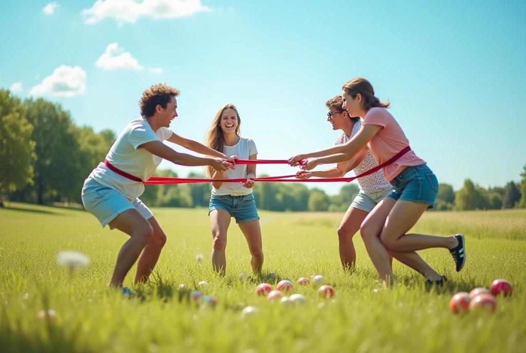 Activités team building en plein air Elastic Rush
